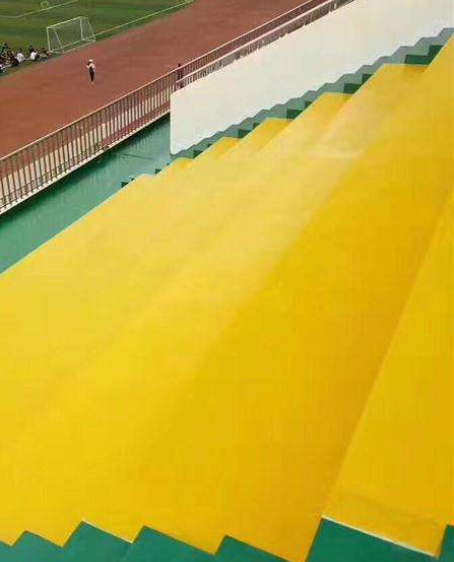 鱼峰球场台阶翻新修补改造